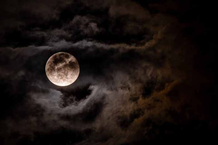 photo of a full moon